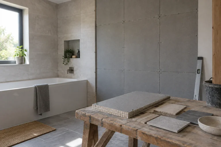 Planning shower niches with backer board: openings and cut lists