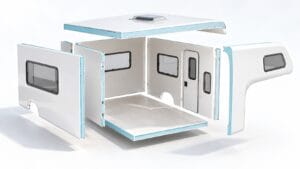 XPS sandwich panels for camper bodies: walls, roof and floor