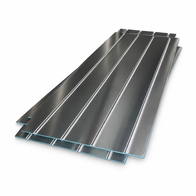Aluminium-faced XPS heating panel