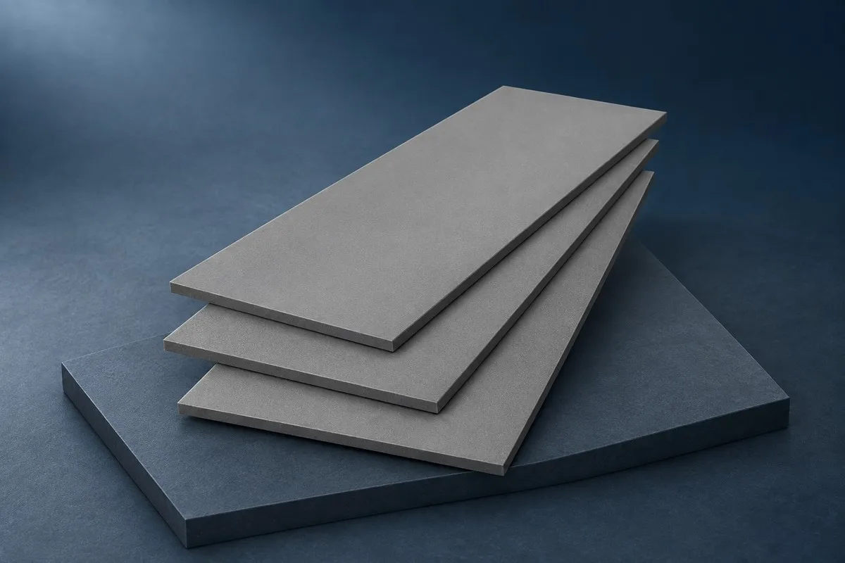 Panel sizes and thicknesses